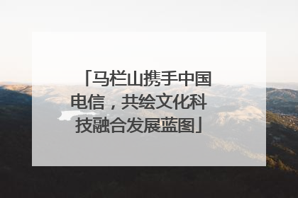 马栏山携手中国电信，共绘文化科技融合发展蓝图