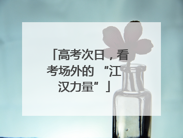 高考次日，看考场外的 “江汉力量”