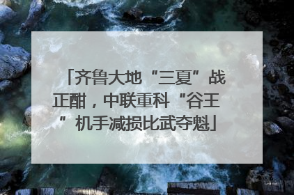齐鲁大地“三夏”战正酣，中联重科“谷王”机手减损比武夺魁