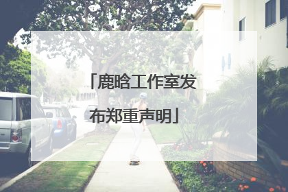 鹿晗工作室发布郑重声明