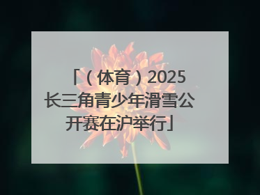 （体育）2025长三角青少年滑雪公开赛在沪举行