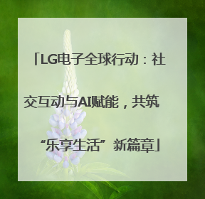 LG电子全球行动：社交互动与AI赋能，共筑“乐享生活”新篇章